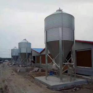 Hot-Dip Galvanized Feed Silo | Bulk Feed Storage Bin - SHEWUYOU Livestock Equipment