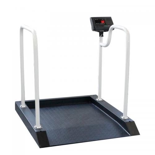 Wheelchair Platform Scale with Handrails - SHEWUYOU Livestock Equipment