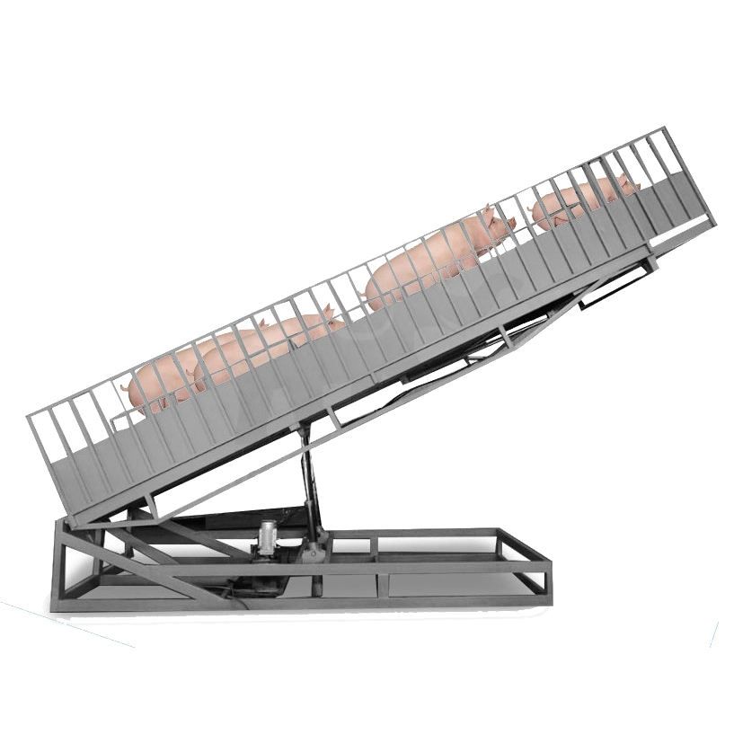 mobile electric pig loading platform