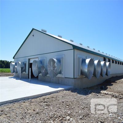Enclosed Climate-Controlled Steel Pig House