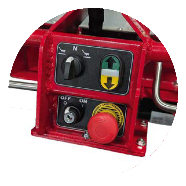 electric dead pig cart control panel