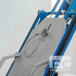 pig carcass cart stainless steel winch cable and hook