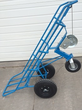 three-wheel dead pig cart for swine farms