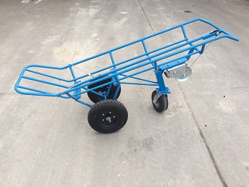 three-wheel dead hog cart loading frame