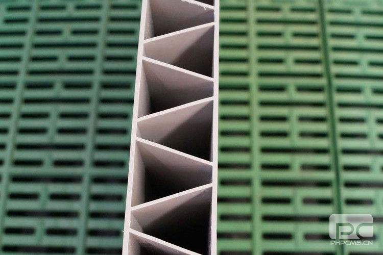 PVC Pig Pen Board Profile Cross Section