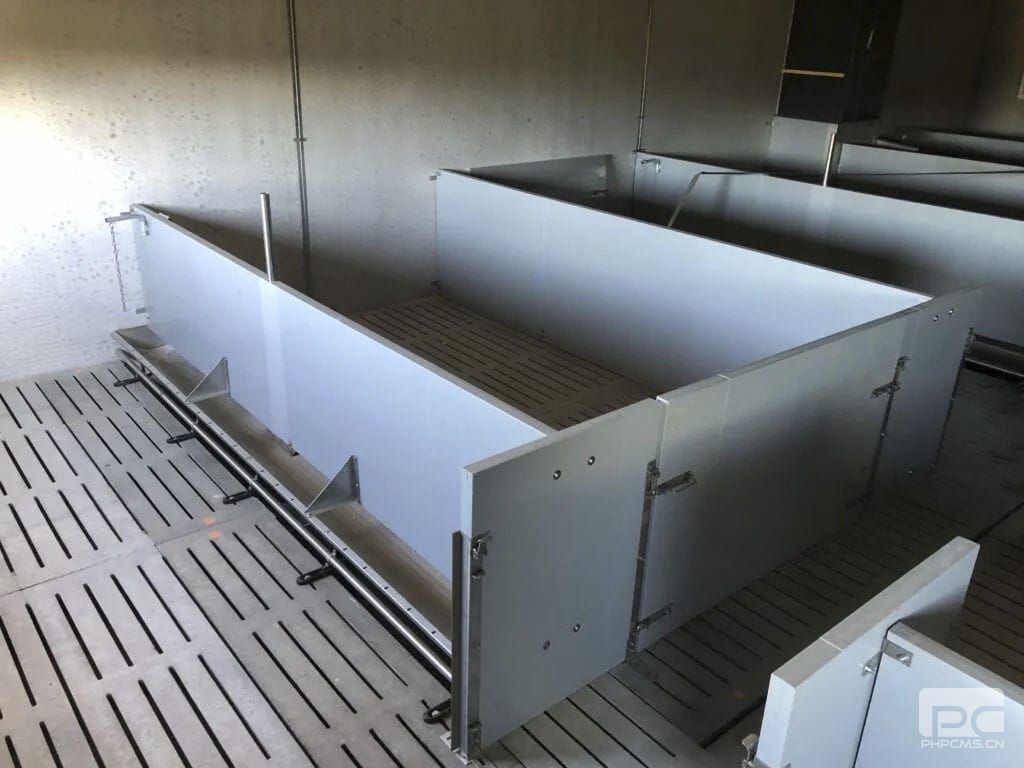 PVC Livestock Pen Partition Installation