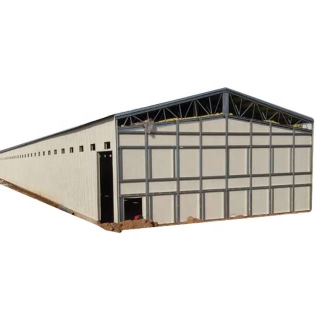 Hot-Dip Galvanized Steel Structure Pig House | Commercial Pig Farm Building
