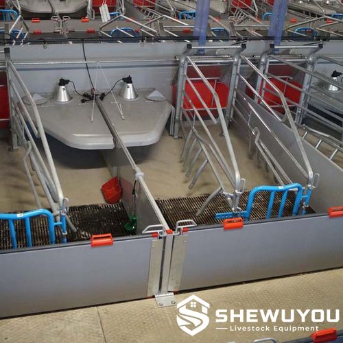Plastic and Cast Iron Combi Floor for Farrowing Pens