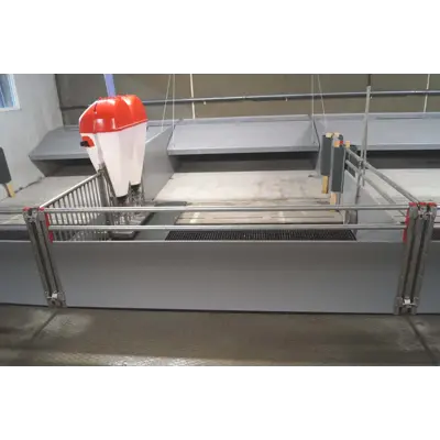 Fiber Panel Pig Pen with Galvanized Steel Frame