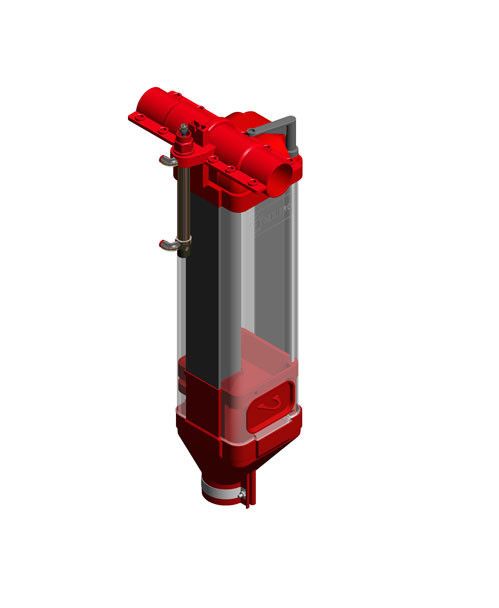 Semi-Automatic Pig Feed Dispenser with Bottom Flap