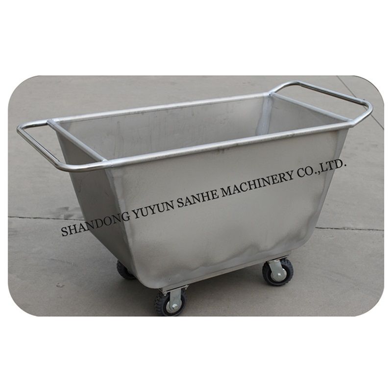 Manual Stainless Steel Pig Feed Cart