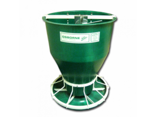 Round Pig Feeder with Fenceline Adapter
