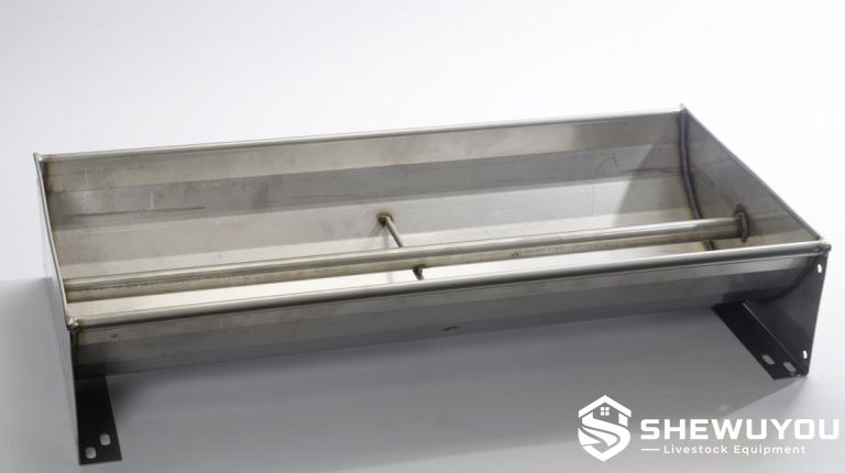 long stainless steel pig feeding trough