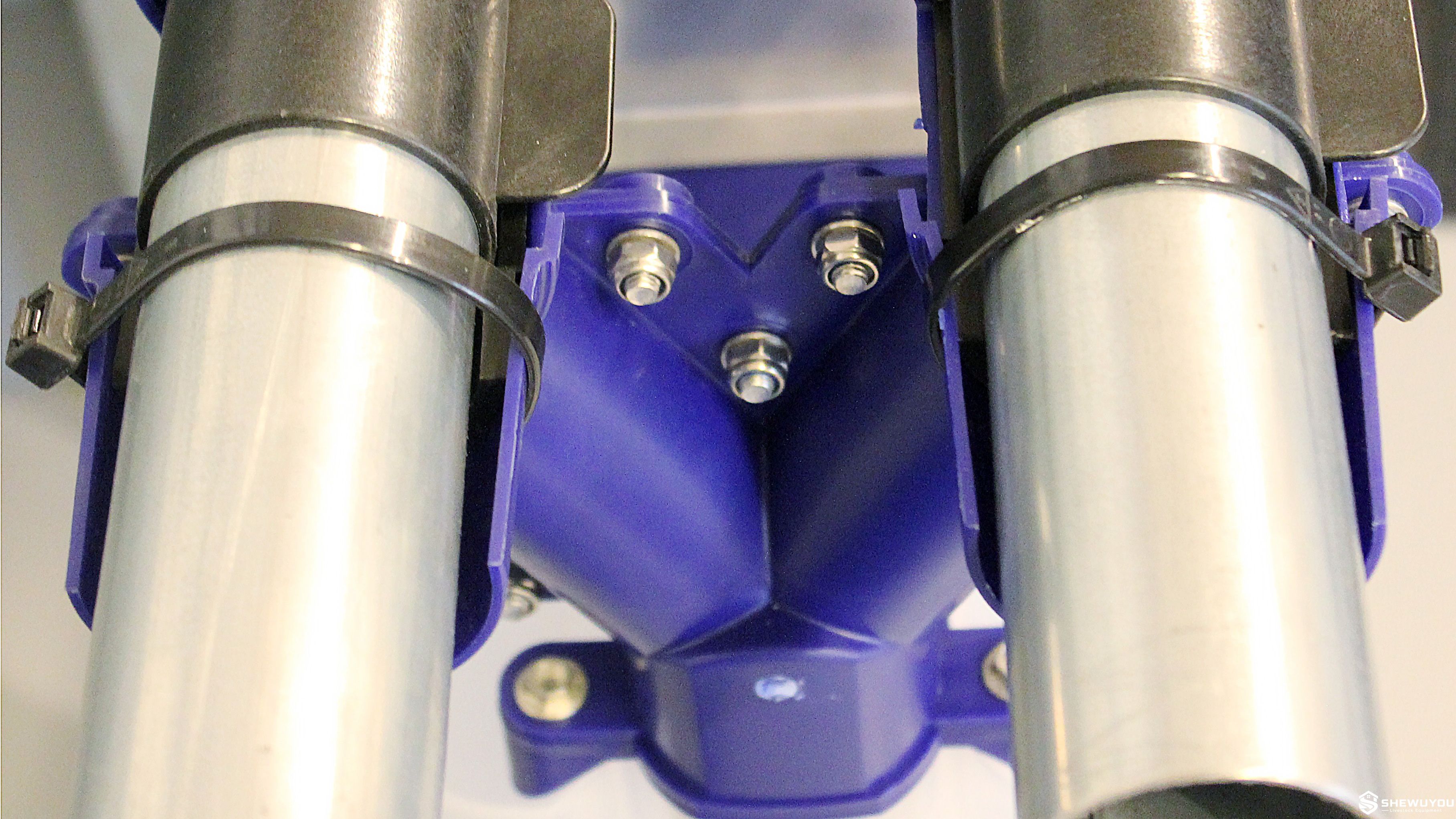 Dual Feed Line Volumetric Sow Dispenser Inlet