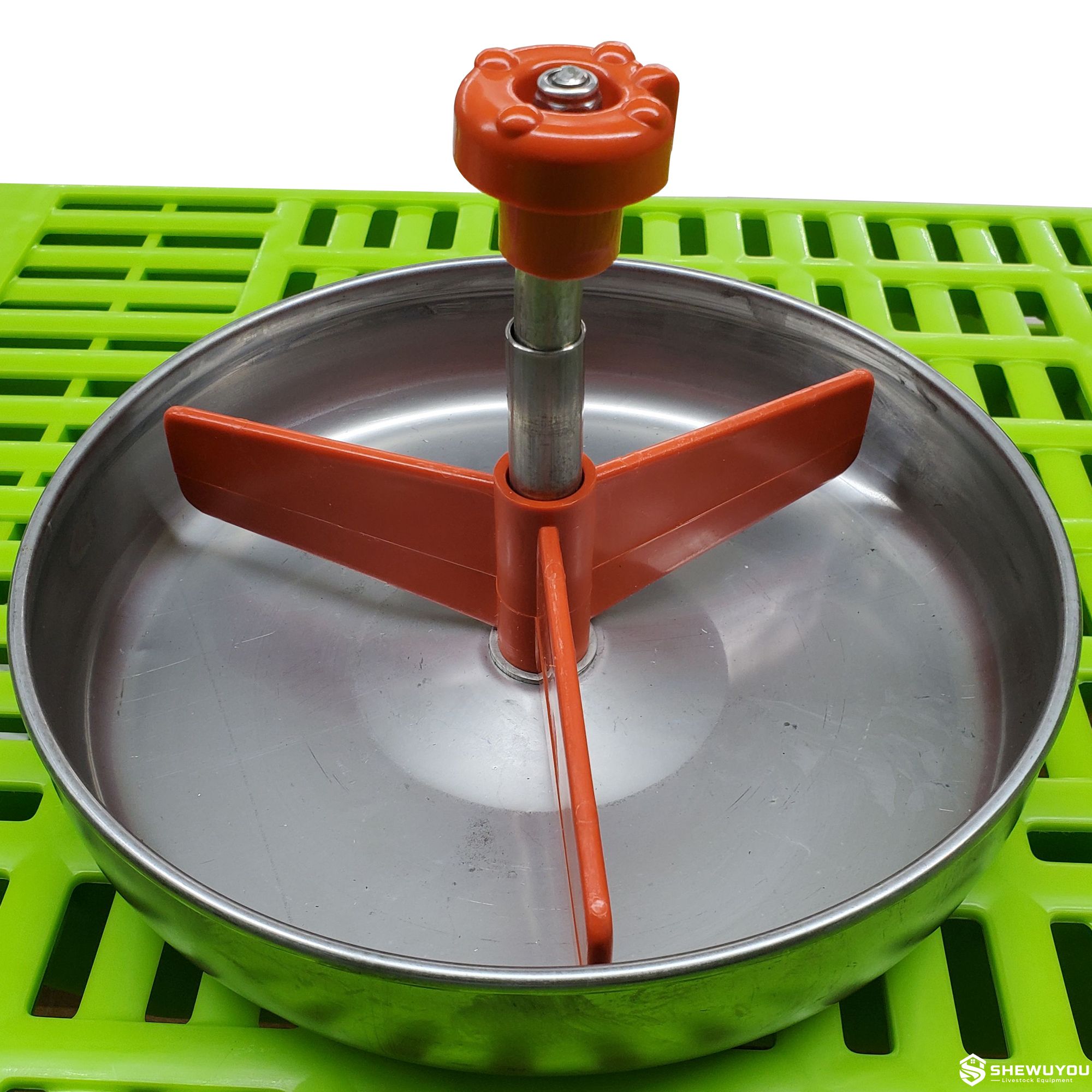 stainless steel piglet creep feeder with plastic dividers