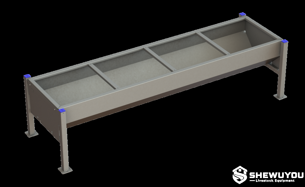galvanized steel cattle bunk feeder