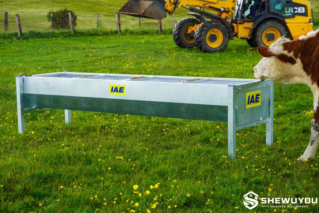 galvanized steel cattle feeder field application