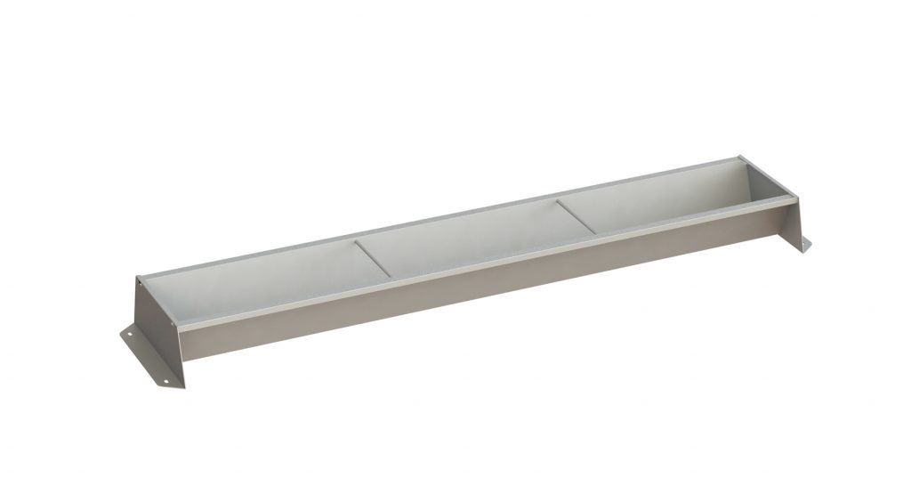 Heavy-Duty Galvanized Bullock Feed Trough