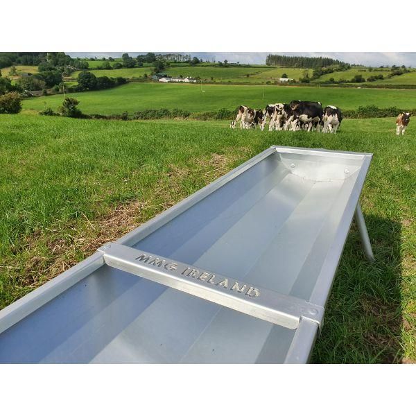 Galvanized Cattle Feeding Trough Outdoor Application