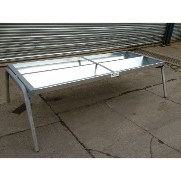 8ft Galvanized Double Cattle Feeding Trough