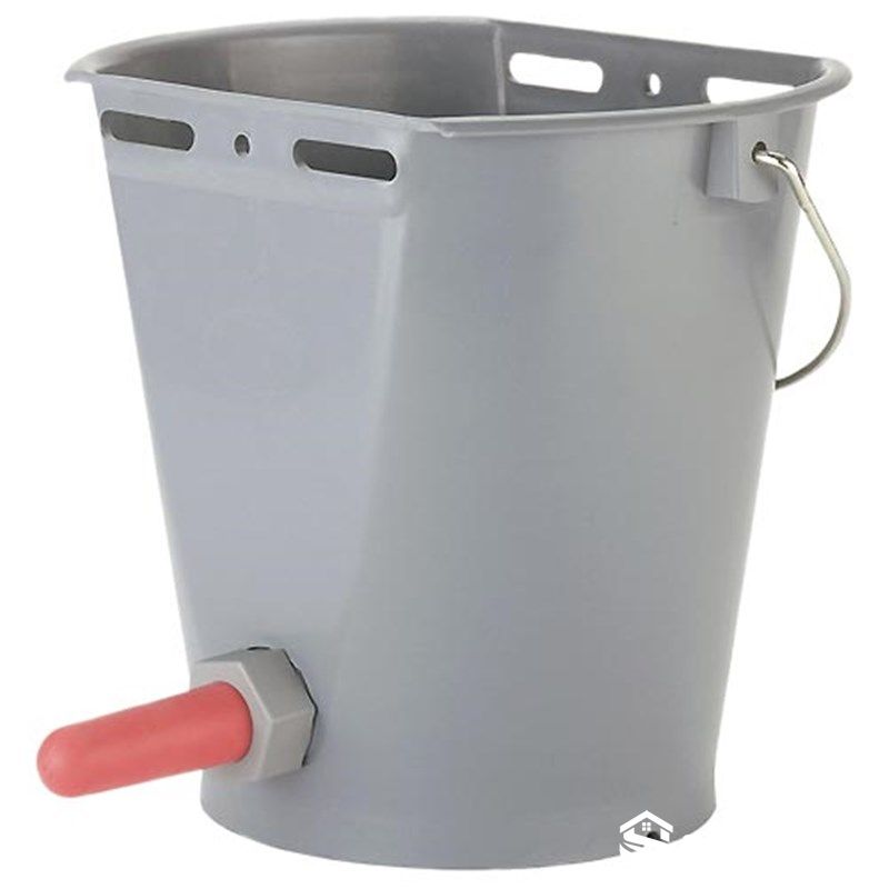 8L Single-Teat Calf Feeding Bucket