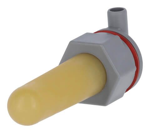 calf feeding bucket screw valve with latex teat