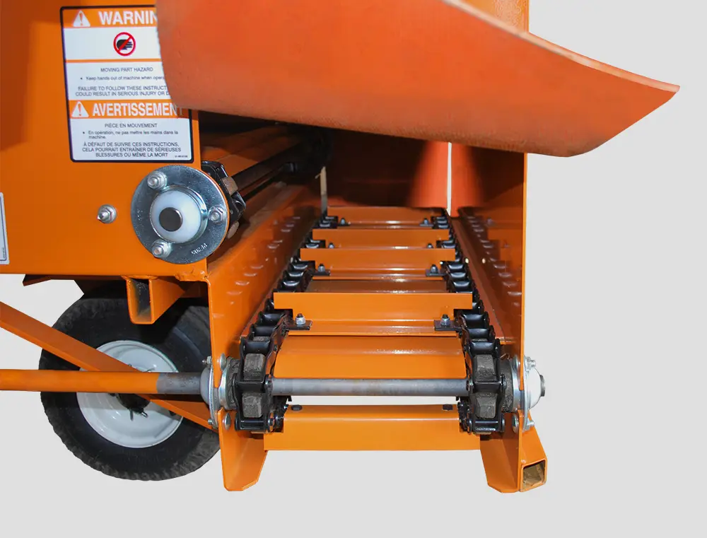 Reversible Cross Conveyor for Left and Right Feed Discharge