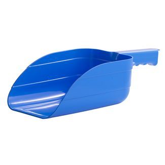 Blue Plastic Livestock Feed Scoop