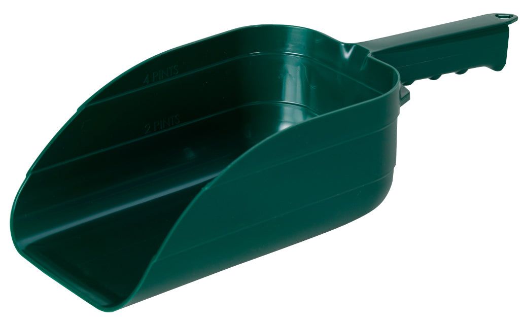 Green Large Plastic Livestock Feed Scoop