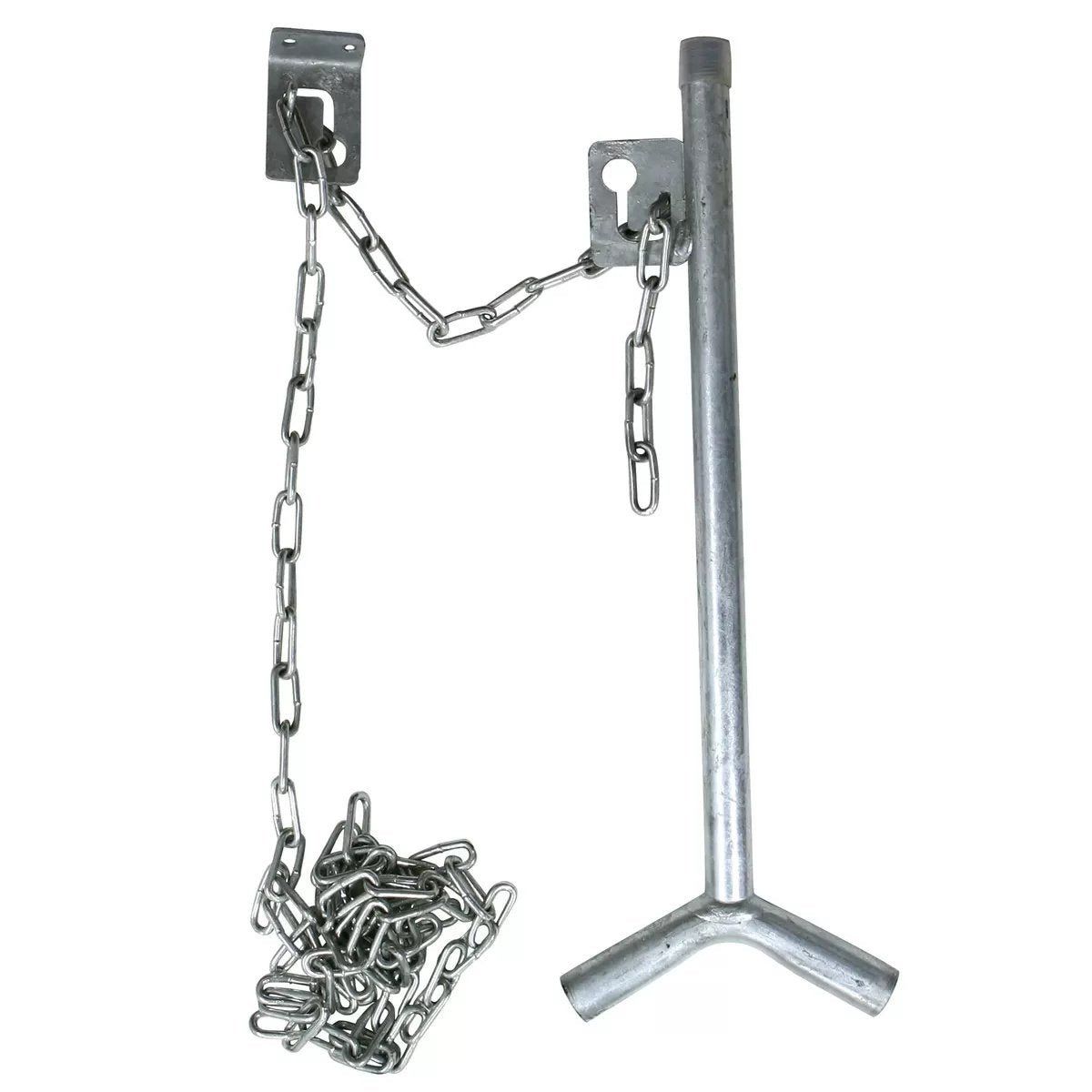 Galvanized Double-Outlet Hanging Pig Waterer Kit