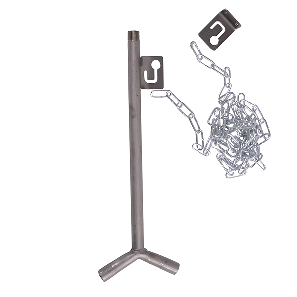 Stainless Steel Hanging Pig Waterer with Double Outlets