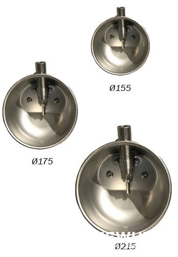 Round Stainless Steel Pig Drinking Bowl
