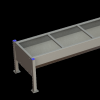 Galvanized Steel Cattle Bunk Feeder 