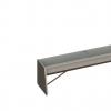 Heavy-Duty Galvanized Calf Feed Trough