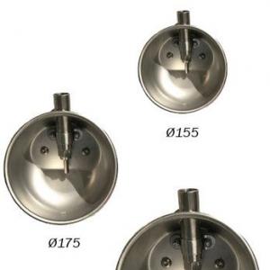 Round Stainless Steel Pig Drinking Bowl - SHEWUYOU Livestock Equipment
