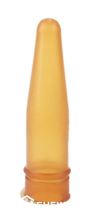 grooved rubber calf bottle teat