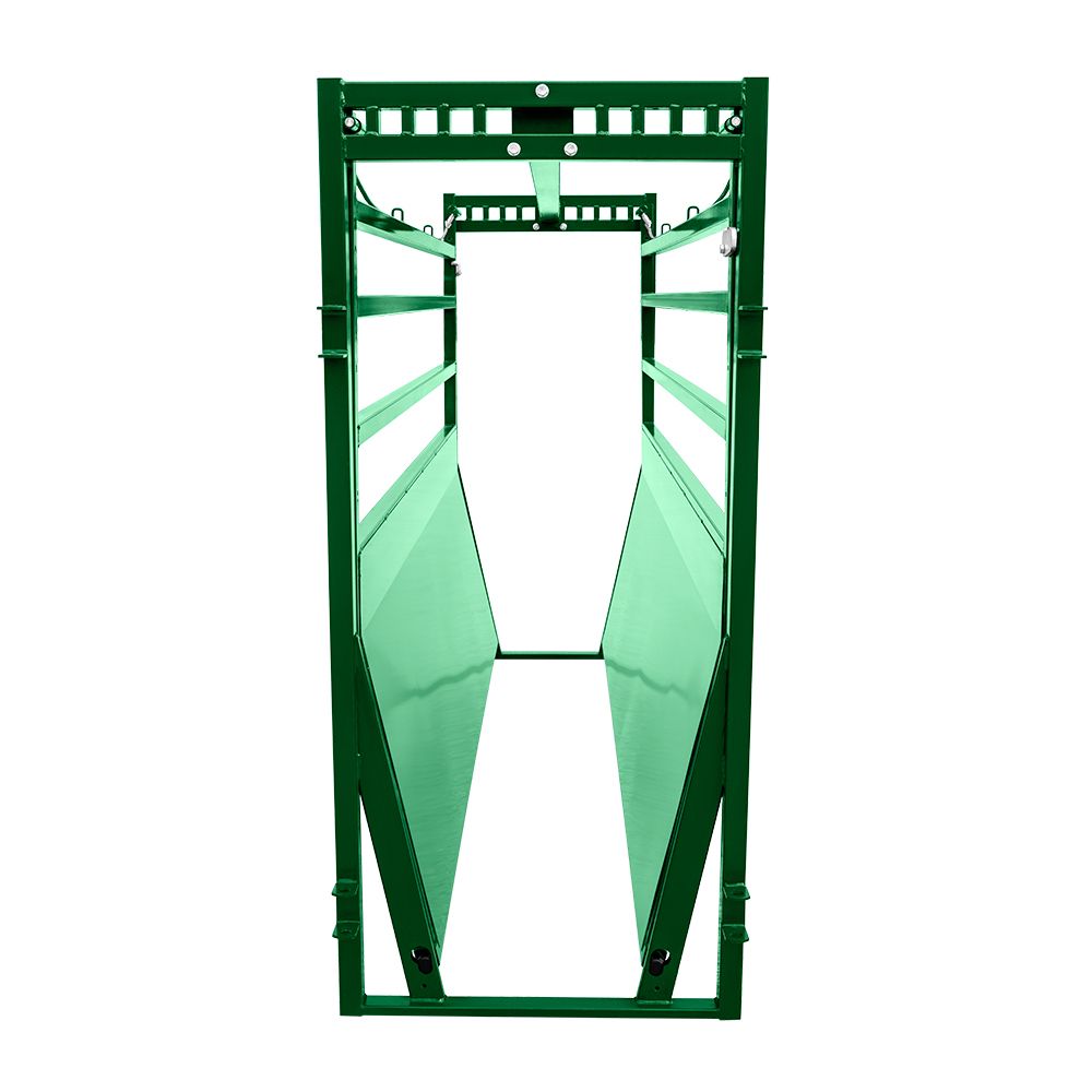 cradle-style adjustable cattle alley