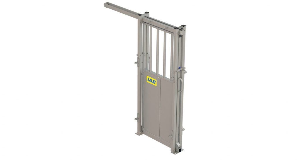 sliding gate for cattle handling race