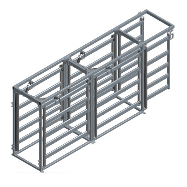 five-way cattle sorting and drafting module