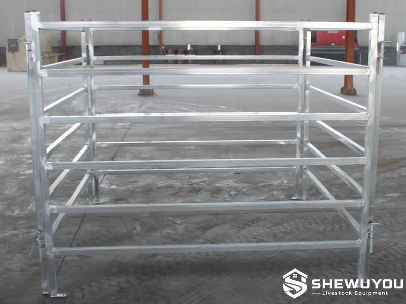 heavy-duty square-tube cattle fence panel