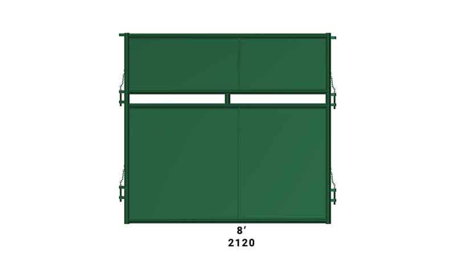 sheeted heavy-duty cattle panel