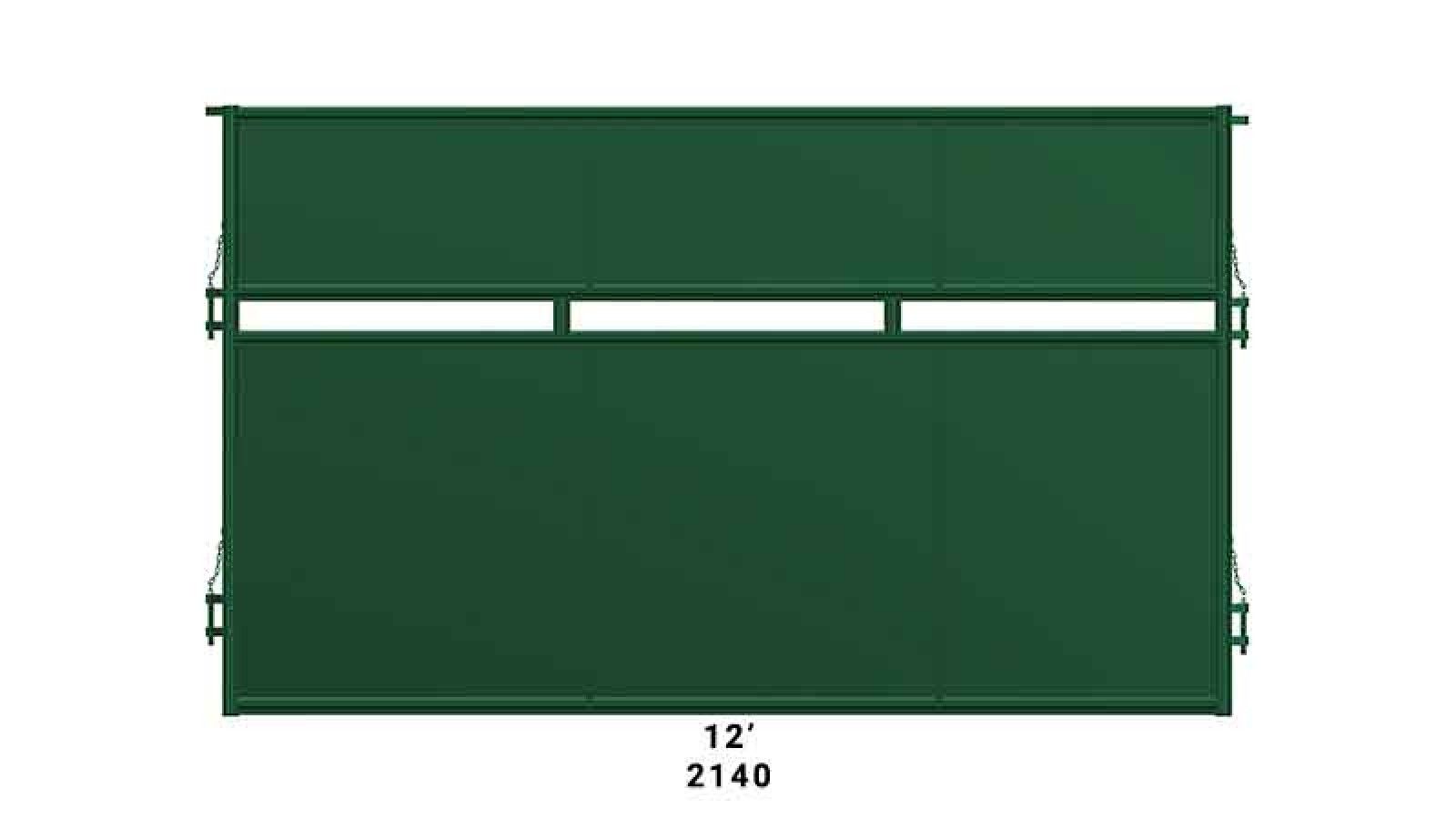 twelve-foot sheeted heavy-duty cattle panel
