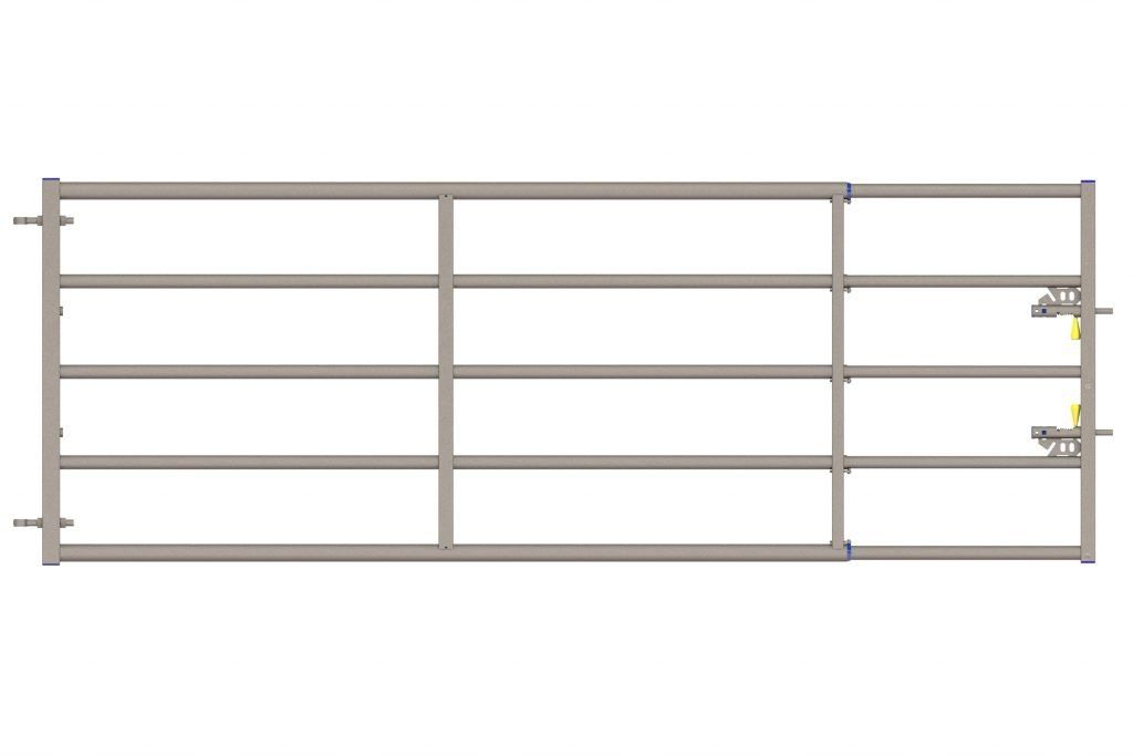 modular adjustable cattle pen gate