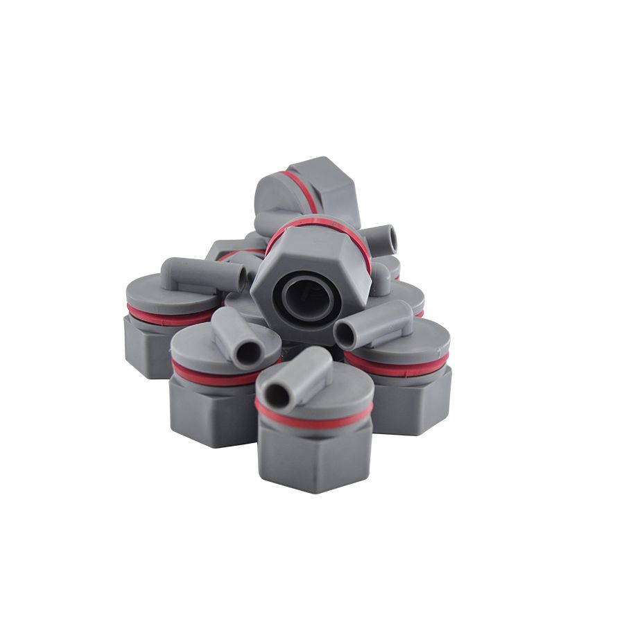 multi-calf feeding bucket replacement valve assemblies