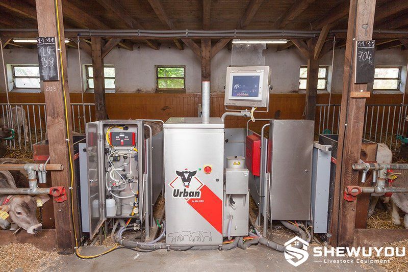 automatic calf feeder with touchscreen health monitoring