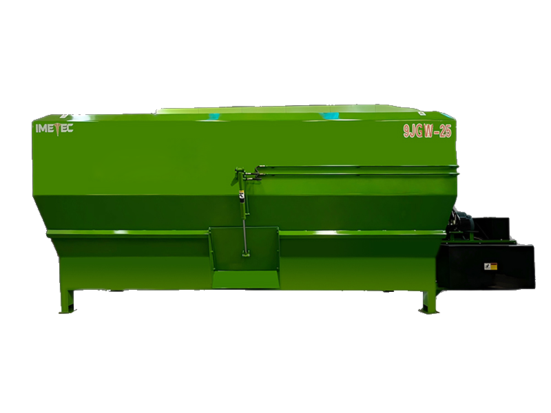 stationary horizontal TMR feed mixer