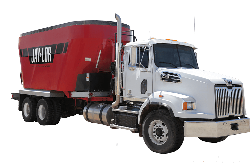 truck-mounted TMR mixer wagon