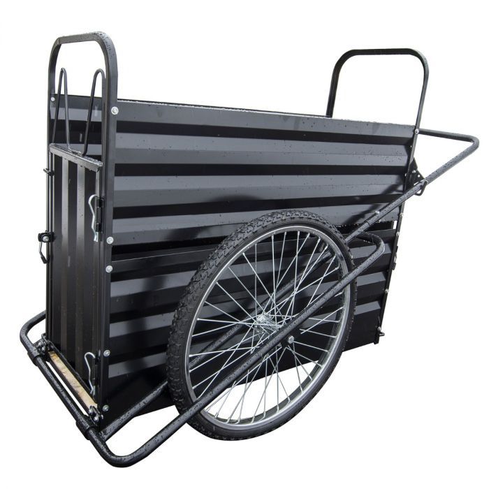 height adjustable calf transport cart
