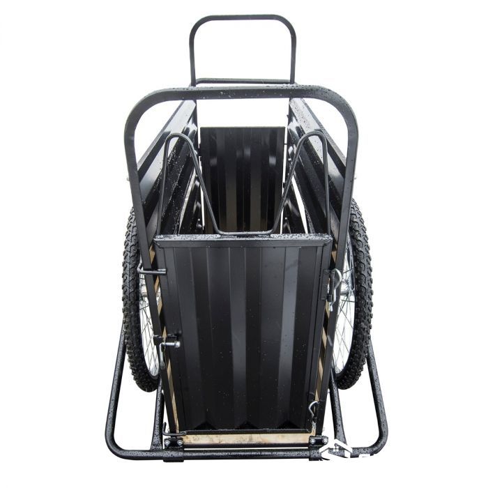 calf transport cart locking headgate front view