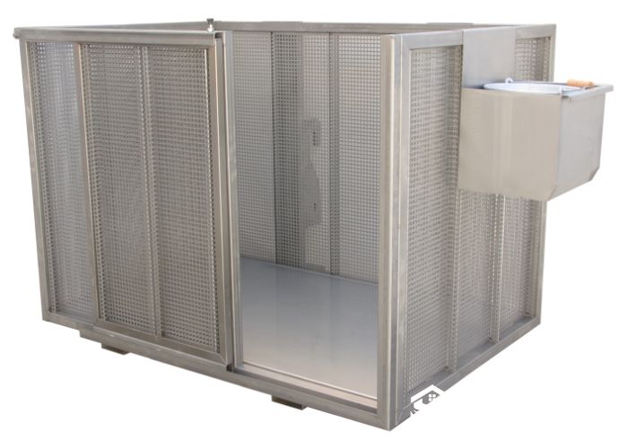 5-calf newborn stainless steel transport box